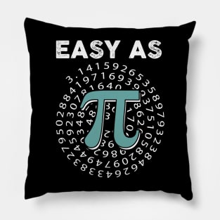 Funny pi Easy as pi Pillow