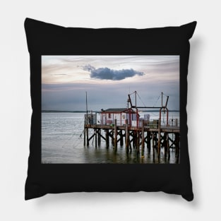 Fishing Wharf Evening Pillow