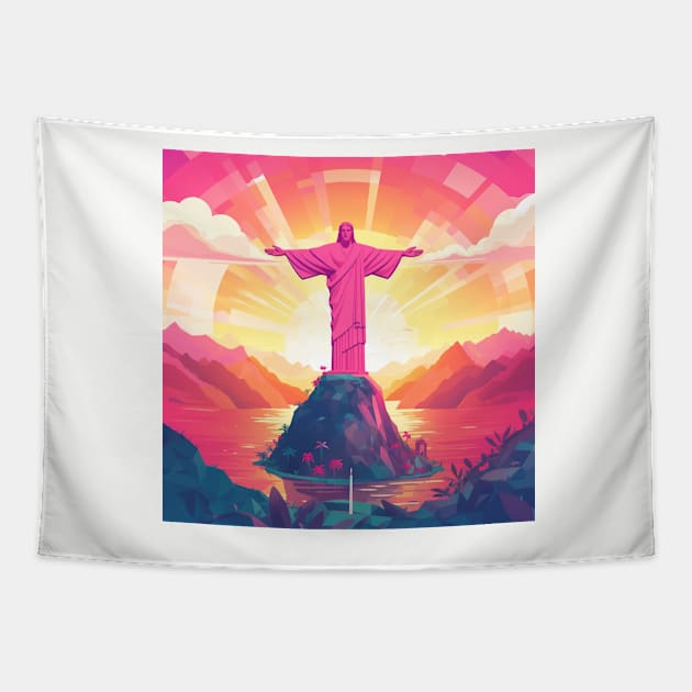 Sweet Jesus the Redeemer Tapestry by AscensionLife