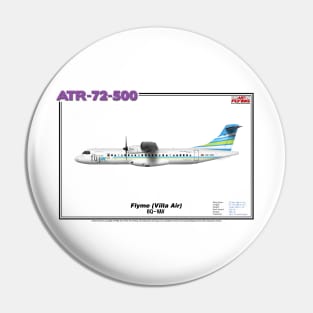 Avions de Transport Régional 72-500 - Flyme (Villa Air) (Art Print) Pin