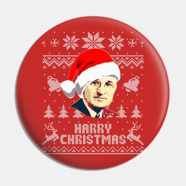 Harry S Truman Harry Christmas Pin by Nerd_art