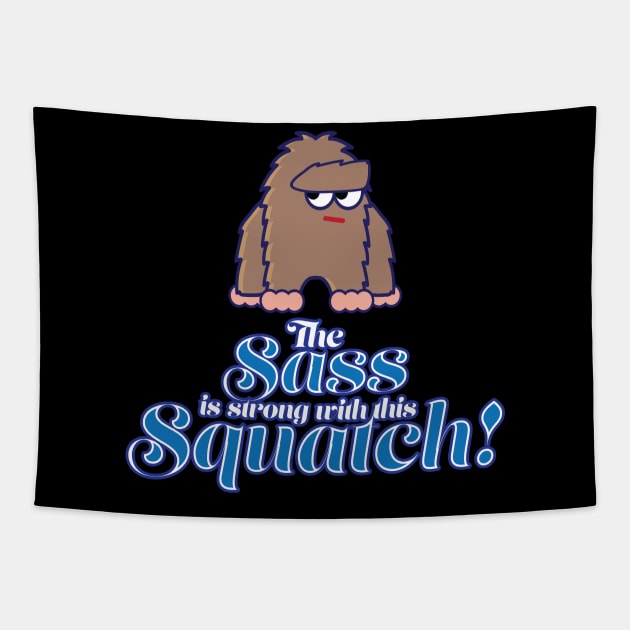 Sassy Squatch Tapestry by chwbcc