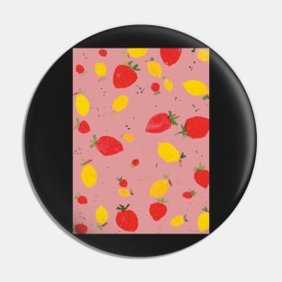 Strawberries and Lemons Pin