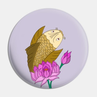 Flowering Carp Pin