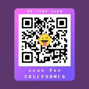 Scan for California, Qr Code Funny Memes -11 T-Shirt