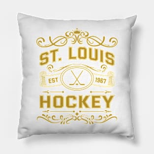 Vintage St Louis Hockey Pillow