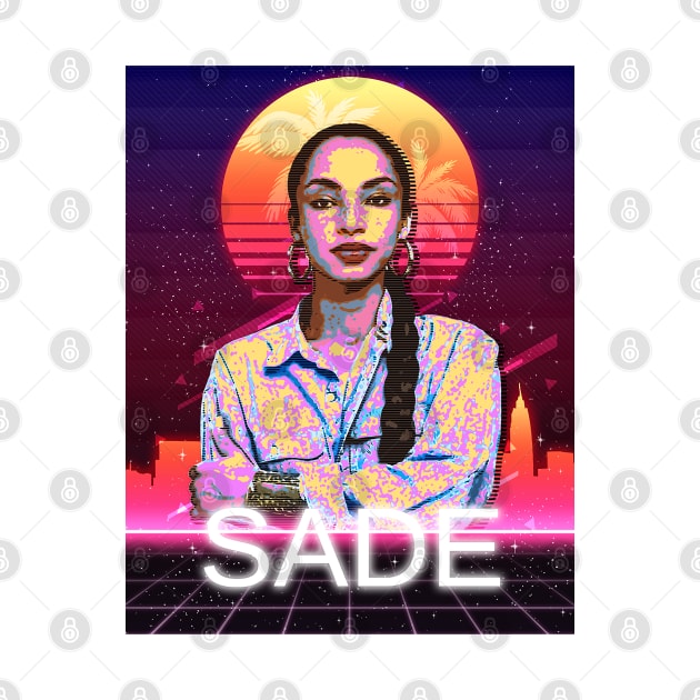 80's Poster Sade Adu by Suva