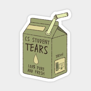 CS Student Tears Magnet