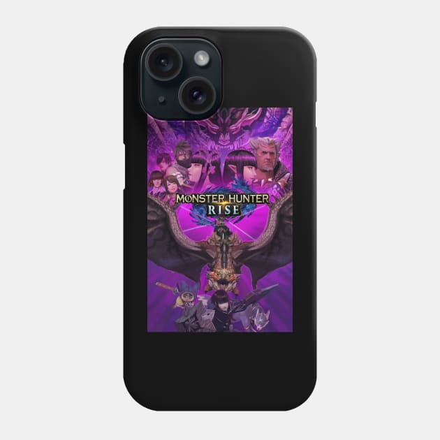 Monster Hunter Rise Phone Case by bside7715