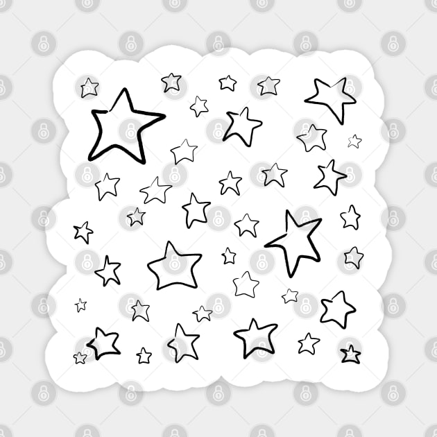 COLOR ME! Star Drawings Magnet by LaurenPatrick