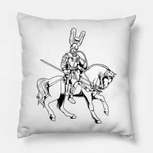 Decurion on horseback - Roman officer Pillow