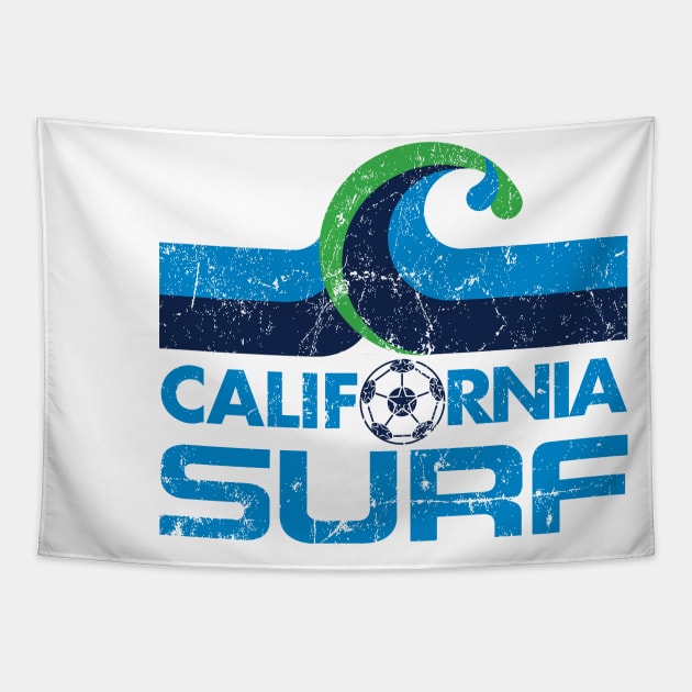 California Surf Tapestry by MindsparkCreative