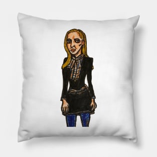 Angela moss Pillow