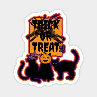 Trick or Treats Spooky Cats Magnet