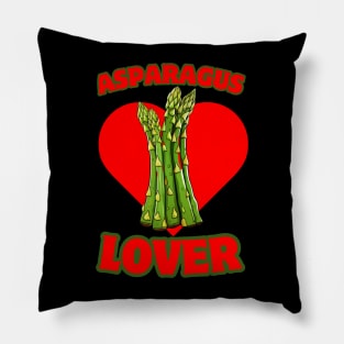 Asparagus Lover I Love Asparagus Pillow