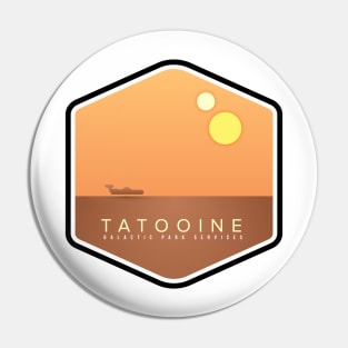 Tatooine Galactic Park Services Pin