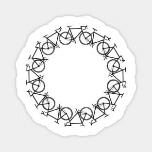 Circle of Bike Magnet