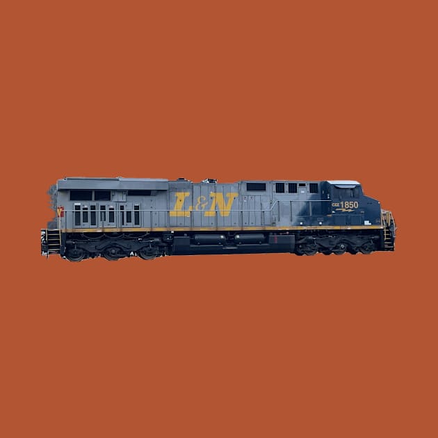 CSX L&N Heritage Locomotive 1850 by MooseFish Lodge