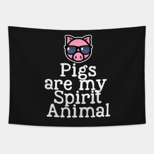 Pigs are my Spirit Animal Tapestry