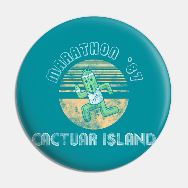 Cactuarathon '87 Pin by spacemonkeydr