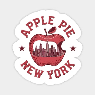 Apple pie new york Magnet