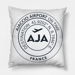 Airport AJA AJACCIO Pillow