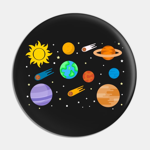 Planets, Sun and Stars for Kids Pin by vladocar