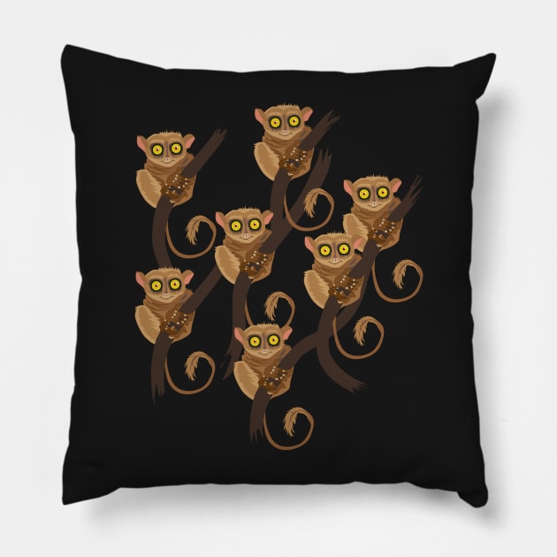 tarsier mania Pillow by kobyakov