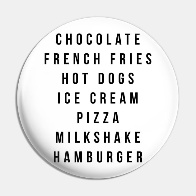 Chocolate French Fries Hot Dogs Ice Cream Piffa Milkshake Hamburger Pin by hothippo