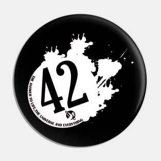 42 - Hitchhiker's Guide to the Galaxy Pin