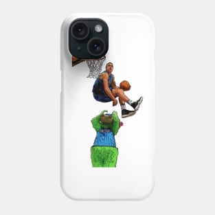 Aaron Gordon Dunk over Orlando Mascot Phone Case