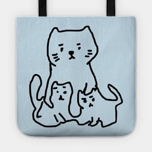 Doodle cat mom Tote