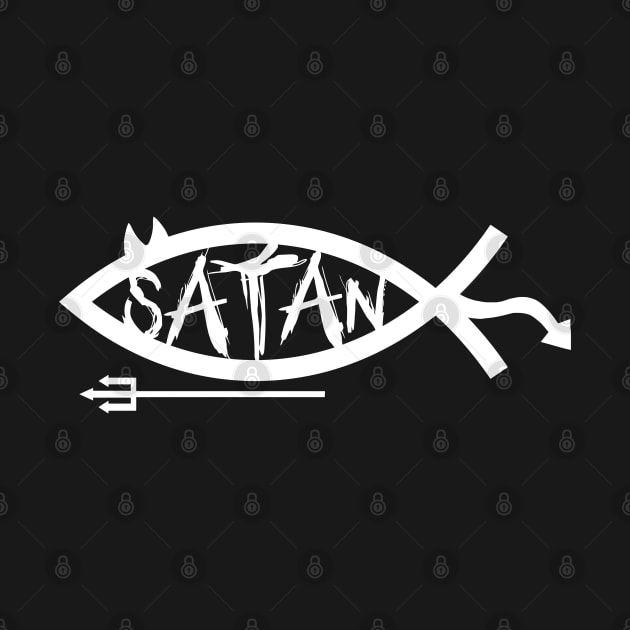 Satan Ichthys Fish \m/ by darklordpug