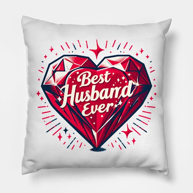 Best Husband Ever Pillow by Graceful Designs