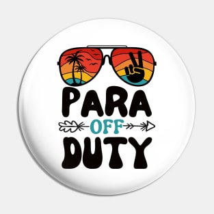 Para off Duty Pin