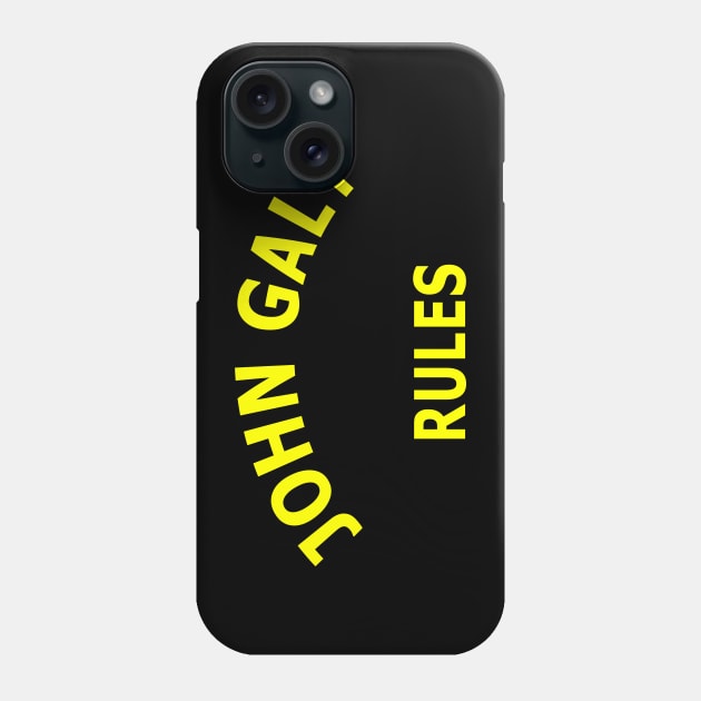 John Galt Rules Phone Case by Lyvershop