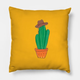 Cowboy Cactus Pillow