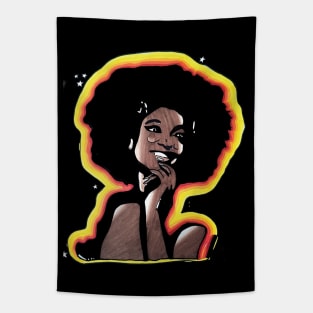 Retro Lady Tapestry