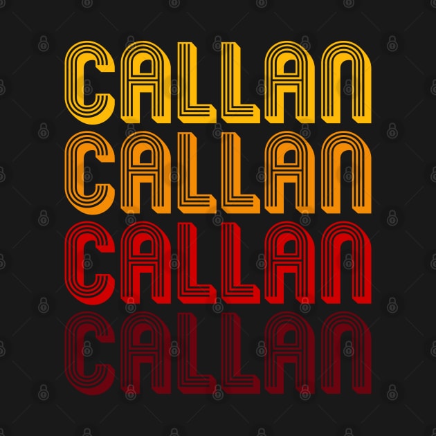 Callan - Retro Minimal Line Pattern by Fusti