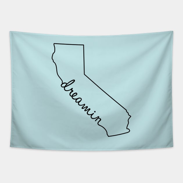 CALIFORNIA DREAMIN Tapestry by UNITED STATES OF TEES