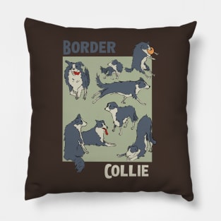 Border Collie Pillow