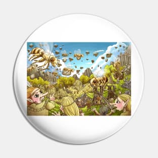 Battle Of The Bees Pin