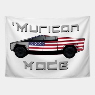 Cybertruck Murican Made Tapestry