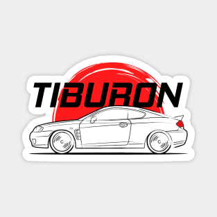 The Tiburon Coupe Racing Magnet