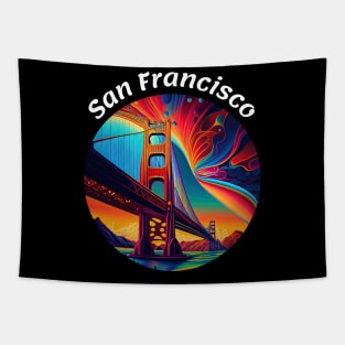 Golden Gate Bridge v2 Tapestry