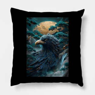 Abstract Eagel Pillow