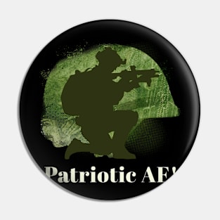 Patriotic AF! Pin