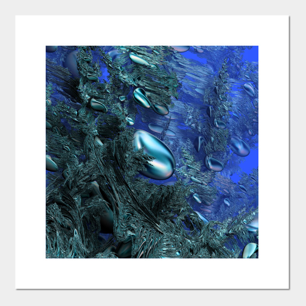 Shiny Blue Pebbles Posters And Art Prints Teepublic