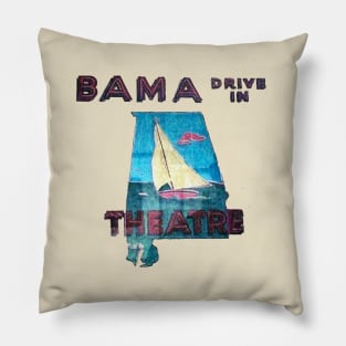 Bama Drive-In Movie Theatre Pillow