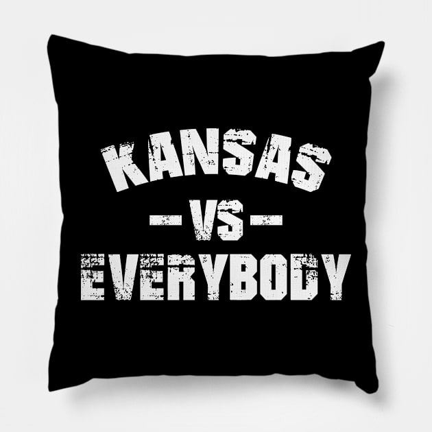 Kansas Pillow by sandesart